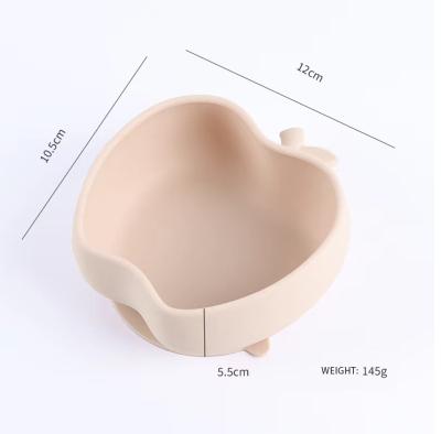 China Children'S Complementary Food Silicone Suction Cup Bowl Can Be Microwave Oven Food Grade Silicone Bowl for sale