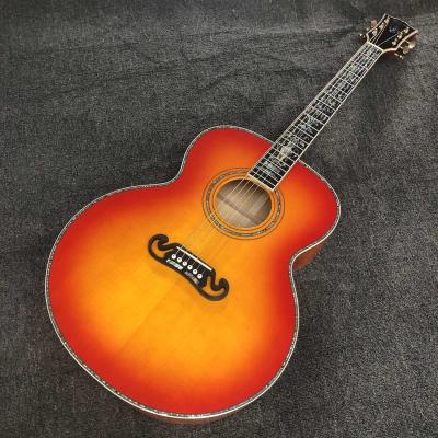Chine Guitare acoustique de couleurs grandes faites sur commande du rayon de soleil J200 à vendre