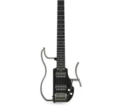 China Unique Design Patented Grand Headless Foldable Travel Guitar with Double Humbuckers and Headphone Amplifier for sale