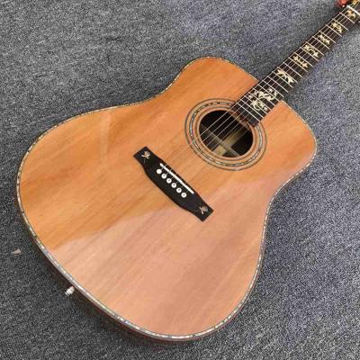 Chine Guitare acoustique, dessus coréen solide de pin, guitare acoustique de pouce 00045 de la touche 41 de bois d'ébène d'OEM à vendre