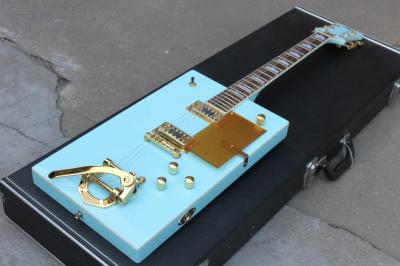 China Custom Vintage Grand G5810 Bo Diddley Light Green Suqare Electric Guitar for sale