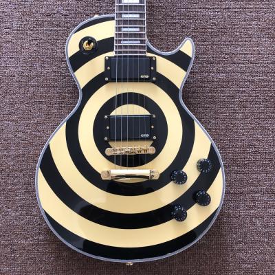 China Custom Grand LP Style Electric Guitar with Golden Hardware EMG Pickups Zakk Type Mahogany Body for sale