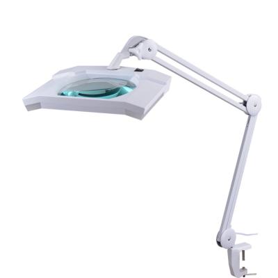 China magnifying lamp desk light LED Magnifier  rectangular lamp 5 diopter for sale