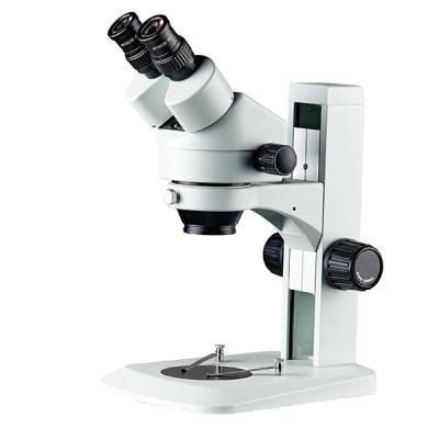 China Stereo microscope binocular zoom microscope track stand with optional eyepieces and objectives for sale