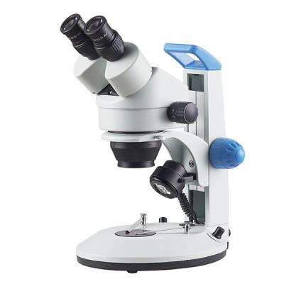 China Stereo zoom microscope binocular zoom microscope track stand downlight for sale