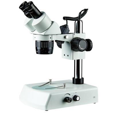 China dual power Stereo microscope pillar stand   Transmitted and reflected light pole stand for sale