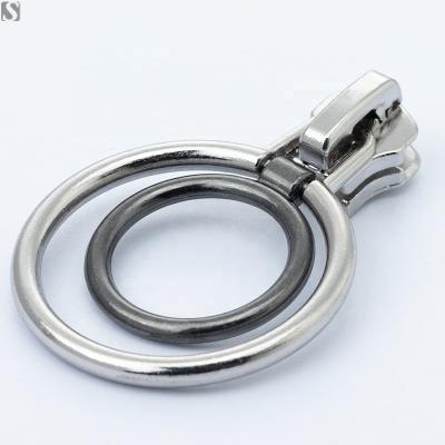 China SANKO Nickel Free Metal 5 Custom Zipper Pulls Decorative Zipper Slider and Puller for Clothing for sale
