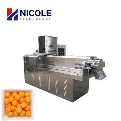 China Industrial Puffed Corn Snack Making Machine Twin Screw Food Extruder for sale