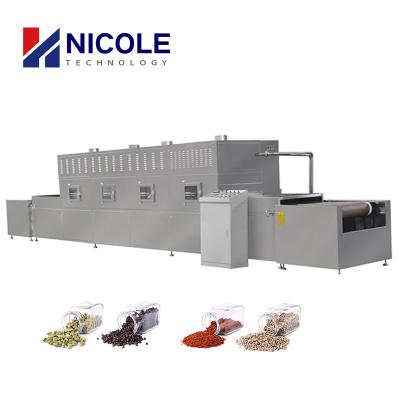 China Continuous Tunnel Commercial Sterilization Equipment Microwave For Condiments for sale