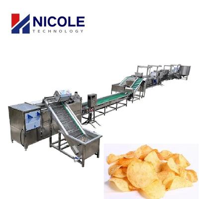 China SS Fresh Potato Chips Production Line Making Equipment Industrial Fully Auto for sale