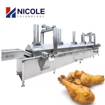 China SUS 304 Commercial Electric Deep Fryer Machine For Chicken Meat for sale