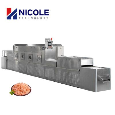 China Automatic SS Industrial Microwave Dryer Continuous Seafood Drying Machine for sale