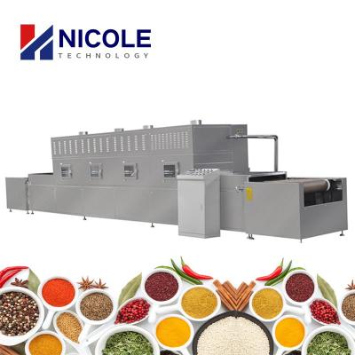 China Food Powder Microwave Sterilization Machine Stainless Steel Customized for sale