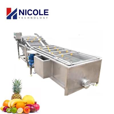China O CE automático do líquido de limpeza industrial da máquina de lavar das frutas e legumes da bolha aprovou à venda