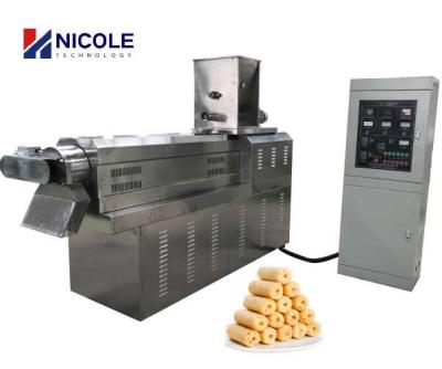 China Ce Core Filled Corn Puff Making Machine Twin Screw Extrusion Processing for sale