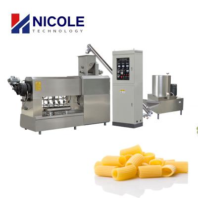 China Wheat Flour Twin Screw Macaroni Production Line , Pasta Macaroni Extruder Machine for sale