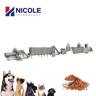 China Ce Stainless Steel Pet Food Production Line Full Automatic Dry For Dog Cat for sale