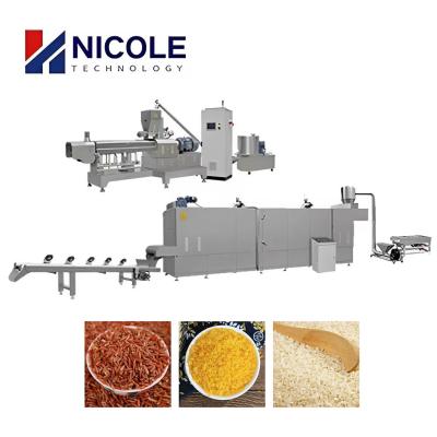 China Automatic Industrial 200kg/H Artificial Rice Production Line Twin Screw for sale