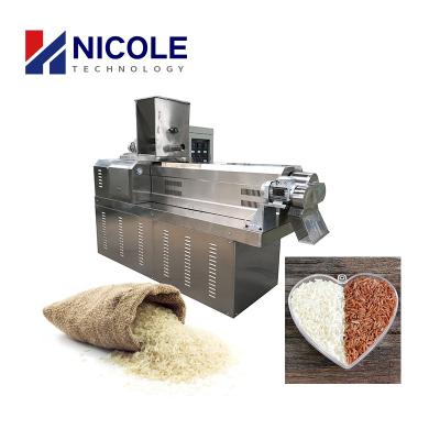 China 70 75 78 Extruder Artificial Rice Production Line Big Capacity for sale
