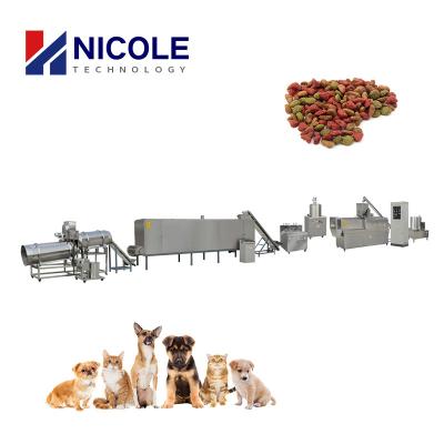 China Customized Diesel Pet Feed Production Line Industrial Twin Screw for sale