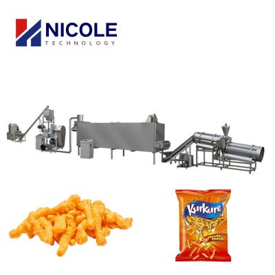 China Baked Type Snacks Food Odm Kurkure Production Line Commercial Full Automatic for sale