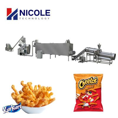 China Maize Snacks Twist Cheetos Extruder Customizable Output CE Approved for sale