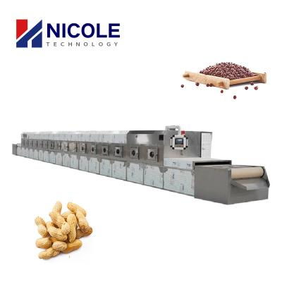 China Commercial Belt CE Industrial Microwave Dryer Tunnel In Insects Nuts Food for sale