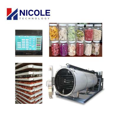 China Refrigerant Food Vacuum Freeze Dried Dehydrator Electricity Heating for sale