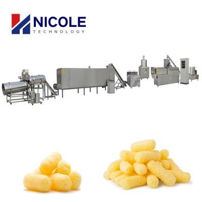 China Multifunctional Twin Screw Corn Puff Extruder Machine CE Automatic for sale