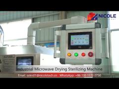 Continuous Grain Microwave Dryer Machine Industrial SS304