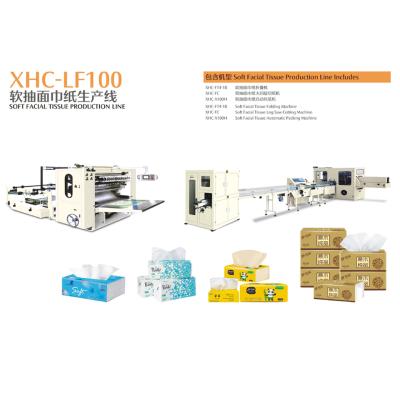 China 0-100m/Min Facial Tissue Making Machine With Folding Size 200mm for sale