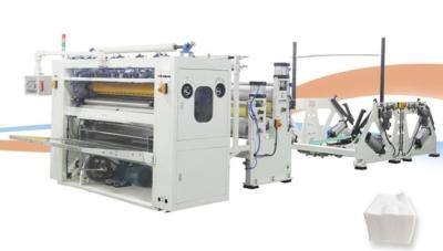 China Facial Tissue Folding Machine V Folded High Speed 1000 Sheet / Min / Lane for sale
