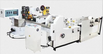 China Double Lanes Pocket Tissue Paper Making Machine , Paper Manufacturing Equipment Full Automatic for sale