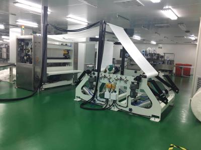 China High Speed Tissue Paper Production Line V Folded Baby Facial Tissue Folding Machine for sale