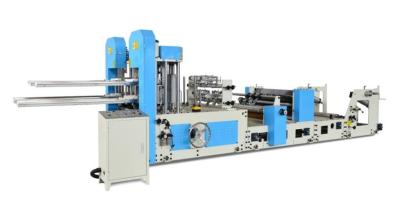 China 6 Lanes Paper Napkin Making Machine Folding Equipment Band Saw Blade Cutting for sale