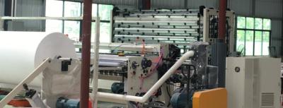 China Rewinding Toilet Paper Production Machine , Toilet Roll Maker Full Automatic for sale