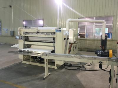 China V fold Facial Tissue Paper Production Line 380V 50HZ With Steel To Steel Embossing Unit for sale