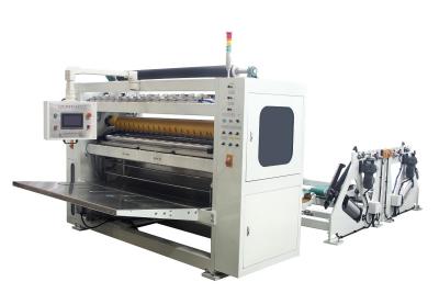 China 50HZ Tissue Paper Production Line , Steel To Steel Embossing V Fold Facial Hand Towel Tissue Interfolder Machine for sale