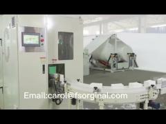 Full automatic Facial tissue production line with automatic transfer and packing machines