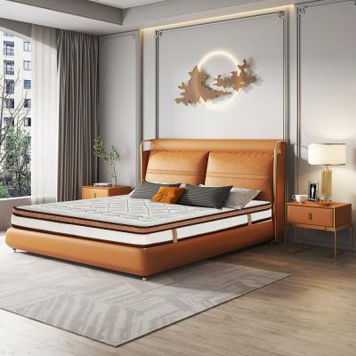 China Full Size Latex Pocket Spring Coil Hotel Bed Mattress Double Compressed Foldable for sale