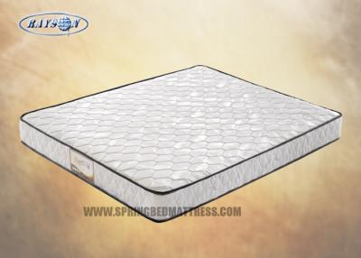 China Eco - Friendly White Roll Up Mattress With Bonnell Spring 18cm Height Portable for sale