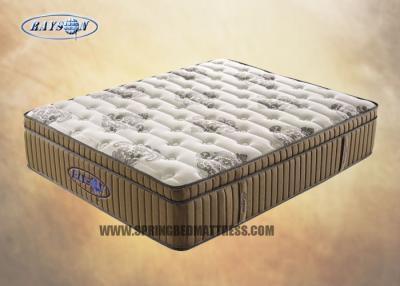 China Double Size Foam Encased Pocket Spring Mattress With Gel Memory Foam Latex for sale