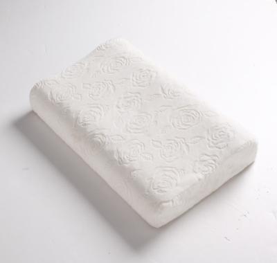 China Eco - friendly Wave Shape Natural Latex Pillow With Knitted Fabric Cover for sale