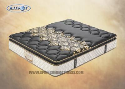 Chine Le dessus d'or de luxe d'oreiller de modèle de couleur a comprimé des hauts de forme de matelas 12 pouces à vendre