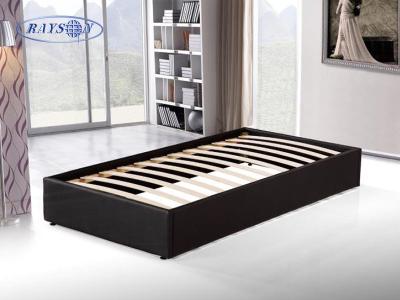 China Home Furniture Hotel Bed Base Metal Slat Fabric Material for sale