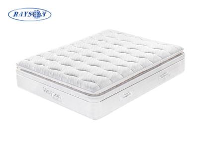 China King Size Five Zone White Plush Hotel Bed Mattress for sale