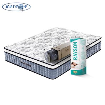 China Luxury 34cm Euro Top Pocket Spring Mattress queen king size for sale