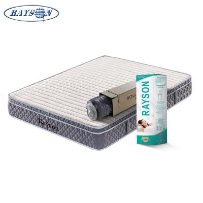 China 10 Inch Grey Europe Top Pocket Spring Mattress In A Box for sale