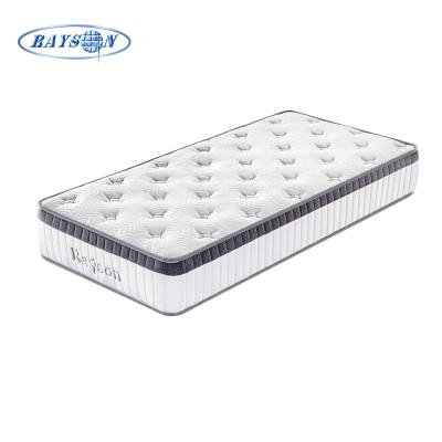 China Colchones Resorte Pocket Spring Mattress With 3.5cm Convoluted Foam for sale