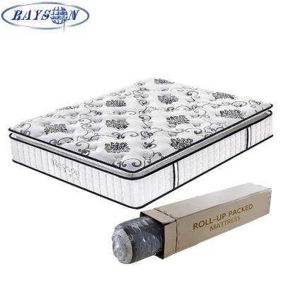 China Vacuum Roll Up Pocket Spring Mattress Home Hotel Furniture for sale